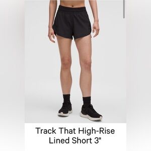 Lululemon Track That 3” Shorts